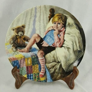 1984 Reco Collector's Plate - Diddle Diddle Dumpling 6th In Mother Goose N^GM2 - Picture 1 of 12