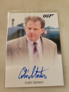 James Bond Classics 2016 Colin Stinton Autograph Card Full Bleed 