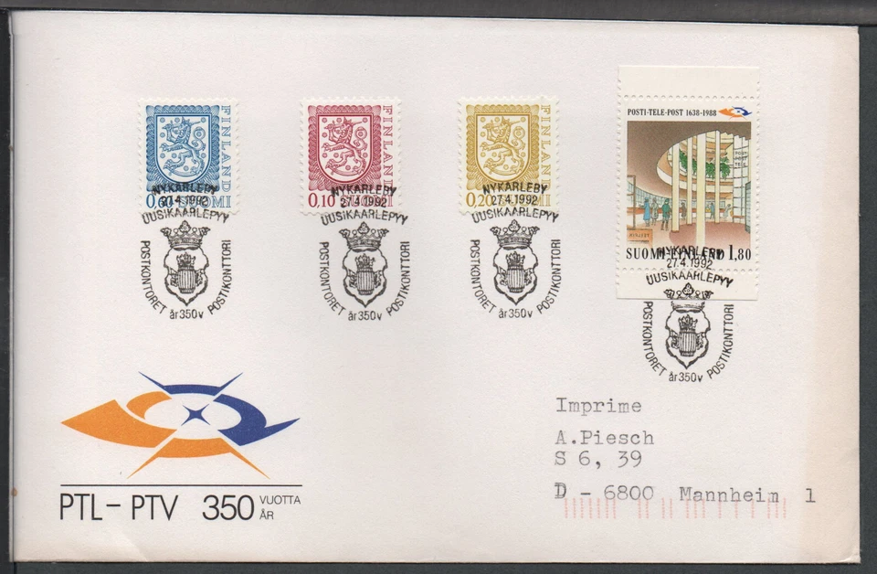 ✔️ FINLAND RARE COVER - Image 1 of 1