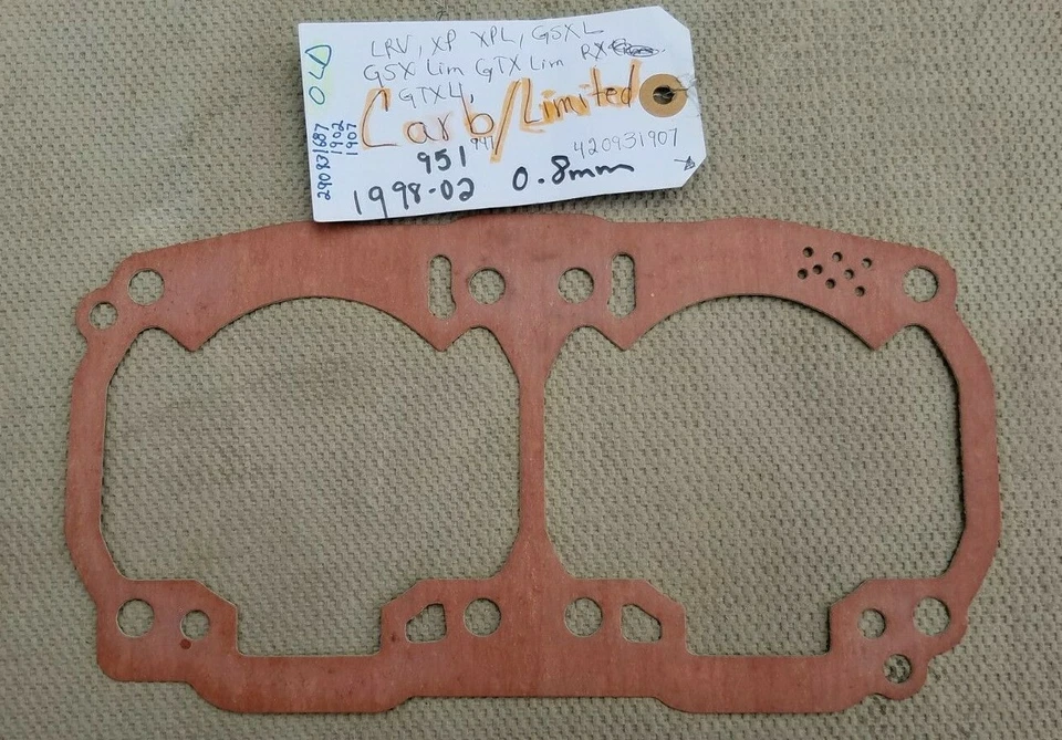 Sea Doo 1998-02 LRV,XP,XP LTD,GSX,GTX - Nova Junta de Base de Cilindro OEM 8 FUROS 8MM - Imagem 1 de 1