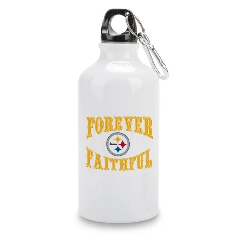 Forever Faithful Pittsburgh Steelers Sport Bottle Portable Bike Water Bottle Cover