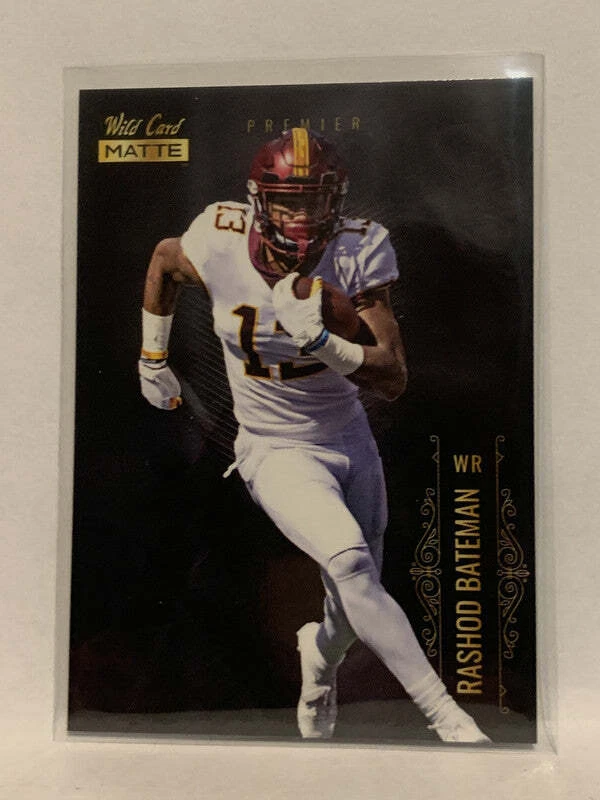 #MBC-22 Rashod Bateman Rookie Minnesota 2021 Wild Card Matte Football Card NHL - Image 1 of 2