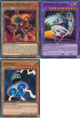 UFOroid Fighter Mint Fusion with UFOroid + Elemental Hero BlazeMan 1st  SGX2 - Image 1 of 4