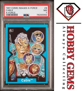 CABLE PSA 7 1991 Comic Images Marvel X-Force #8 - Picture 1 of 2