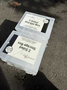 10 - Small Pocket Size 2 Sided 16 Space Tackle Boxes - New in Sealed Packaging - Picture 1 of 5