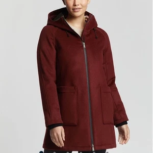 Pendleton Beverly Patch Pocket Anotak Wool Coat Size XL Tall in Fired Brick Red - Picture 1 of 16