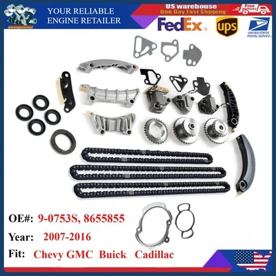 Engine Timing Chain Kit For 2008-2013 Chevy Equinox 2008-2016 Buick Enclave DOHC - Image 1 of 4