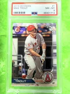 Mike Trout - 2019 Bowman #1 Los Angeles Angels PSA 8 - Bild 1 von 5