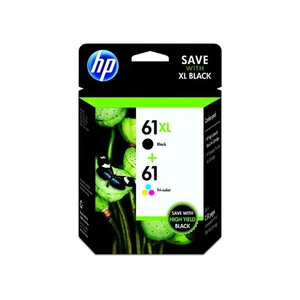 HP 61XL Czarny/61 Trójkolorowe wysokowydajne wkłady atramentowe, opakowanie 2 szt., CZ138FN - Zdjęcie 1 z 6