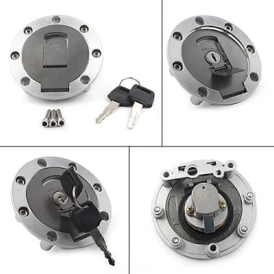 Gas Fuel Tank Cap with Lock Keys Fit Yamaha FZR250 FZR400 FZR750 FZR1000 — 第 1/4 张图片