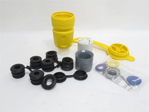 234495 Neu-ohne Karton; Hubbell HBL28W08 wasserdicht verriegelnder Stecker 30A 125/250VAC - Bild 1 von 5