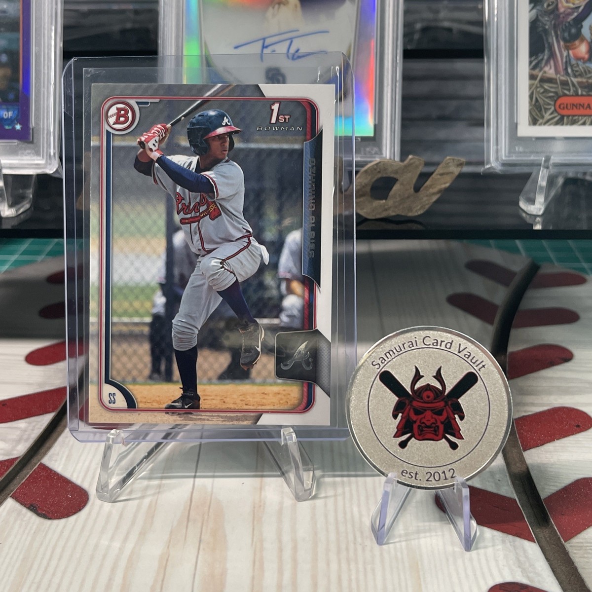 Bowman Ozzie Albies Baseball 2015 Season Sports Trading Bowman Ozzie Albies Baseball 2015 Season Sports Trading