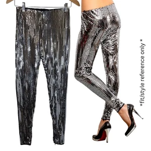 Maison Martin Margiela x H&M Mirror Ball Legging Sz US 2 Disco 70s Inp Coachella - Bild 1 von 22