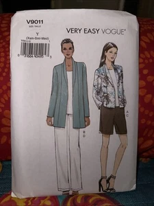 Vogue V9011 Misses XS to M Jacket, Pants and Shorts Uncut Sewing Pattern $5 Sale - Picture 1 of 2