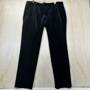BARABAS Fluffad Velvet Pants Black Size38 - Picture 1 of 14