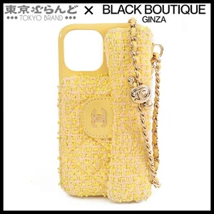 Used 5 7.14 7.21 S Accepted Chanel With Card Holder Smartphone Case Yello - Picture 1 of 9