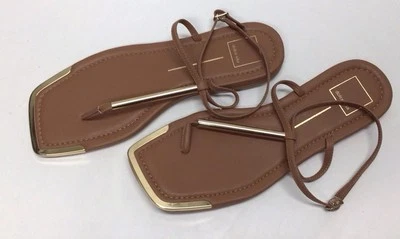 DV от Dolce Vita Stella стринги плоский сандалии ириски коричневый женщин размер 10 новый - Изображение 1 из 4