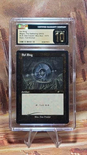 👑 Secret Lair Dan Frazier's Mox Box Etched FOIL Mox Opal