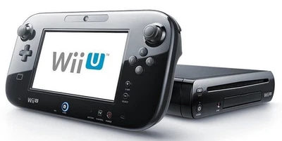Auténtica Consola Wii U Negra 32GB + GamePad + Cables Vendedor de EE. UU. Foto 1 de 4