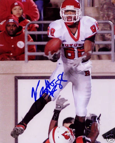 Kenny Britt Rutgers Football #88 SIGNED 8x10 Photo COA! - Image 1 of 1