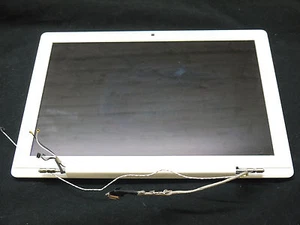 White Glossy LCD Screen Display Assembly for Apple Macbook 13"  A1181 2006 - Picture 1 of 4