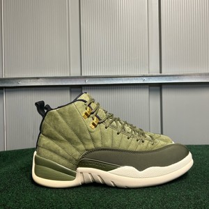 olive green and white 12s
