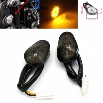 Lámpara indicadora de luz de señal de giro LED montaje empotrado para Yamaha YZF R1 R6 R6S '06-09 Foto 1 de 4
