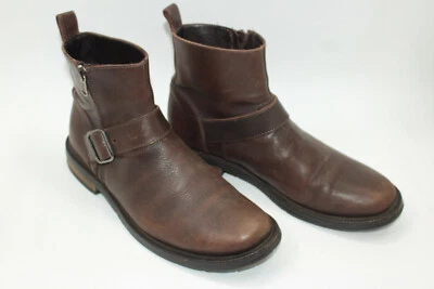 DOLCE E GABBANA Zapatos Hombre Talla 9 Europa 43 Cuero Marrón. Made In Italy S9250 Foto 1 de 4