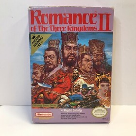 Romance Of The Three Kingdoms II - Nintendo NES w/ manual + box  (RK)