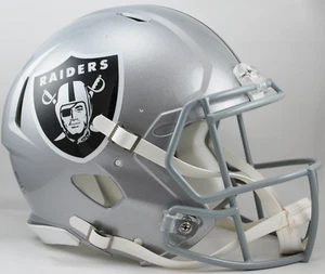 OAKLAND RAIDERS NFL Riddell SPEED Full Size Authentic Football Helmet - Picture 1 of 3