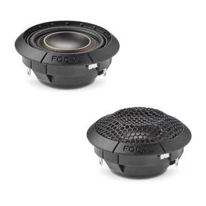 Focal K2 Power M Frak Dome Tweeters Full Range Tweeter 600 Hz 32kHz Pair 25w RMS - Picture 1 of 8