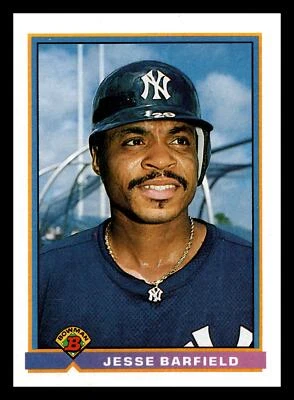 Jesse Barfield 1991 Bowman #169 New York Yankees NM-MINT - Image 1 of 2