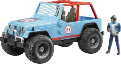 BRUDER - JEEP Cross country blu con pilota Scala: 1/16 - 1/16 - BRU2541 - Immagine 1 di 3