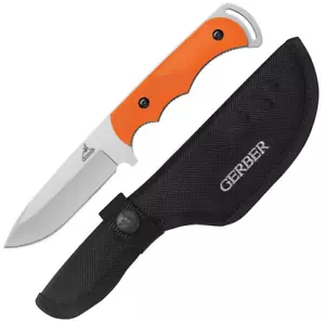 Gerber Freeman Guide Orange Fixed Blade Pig Hunting Knife, 31-003584 - Picture 1 of 1