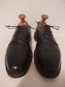 Vintage Florsheim Royal Imperial 96623 8.5 D Black Plain Toe Blucher - Picture 1 of 8