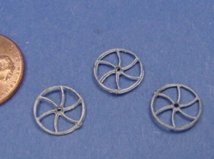 O SCALE On3 On30 LARGE DIAMETER BRAKE OR VALVE WHEELS WISEMAN DETAIL PARTS O413 - Picture 1 of 1