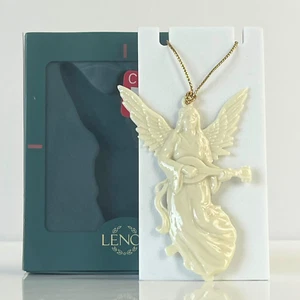 Lenox Renaissance Angel Christmas Ornament Playing Mandolin - With Box - Picture 1 of 7