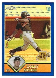 2003 Topps Chrome Traded Refractor #247 Corey Shafer Baltimore Orioles BV 4 $ - Bild 1 von 1