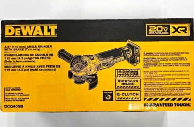 Dewalt DCG405B 20V Inalámbrico XR Amoladora Ángulo Deslizante Freno Sin Escobillas 4 1/2" 20V Foto 1 de 2