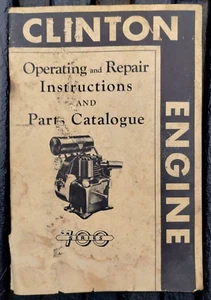 Clinton Serie 700 Manual del Propietario Reparación y Lista de Piezas - Imagen 1 de 9