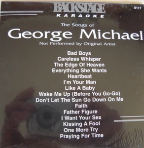 **NEW KARAOKE CD+G DISC BS8117 GEORGE MICHAEL FREE UNTRACKED POST IN AUSTRALIA** - Picture 1 of 2