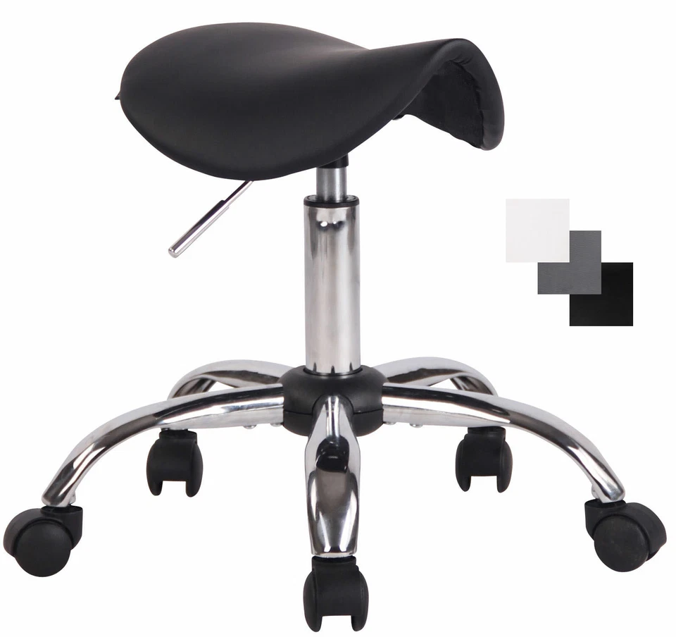 Arbeitshocker Augsburg Kunstleder Rollhocker Drehhocker Sitzhocker Friseurhocker - Bild 1 von 1