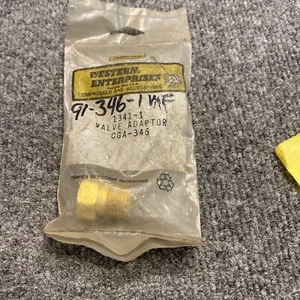 NEW Western Enterprises 1341-1 CGA-346 M519350 Valve Adaptor *Free Shipping* - Picture 1 of 3
