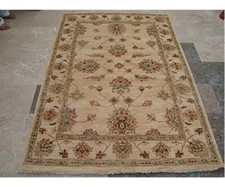 Wonderful Chobi Zeiglar Mahal Rug Ghazni Wool Hand Knotted Carpet (6.8 x 4.5)'