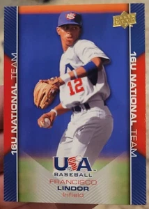 2009 Upper Deck USA Francisco Lindor USA-55 Rookie RC Mets Indians - Picture 1 of 2