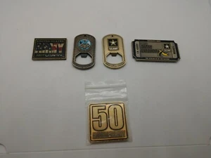 US Army Medal Anniversary And Birthday Medallions (5 Total) - Picture 1 of 8