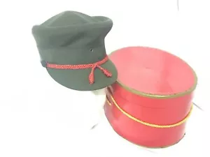 USMC GORRA MUJER TALLA 21-1/2 VESTIDO DE SERVICIO ALFA UNIFORME POLI/LANA GABARDINA NUEVO DE LOTE ANTIGUO - Imagen 1 de 5