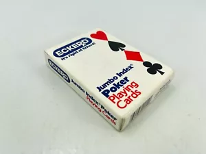 Vintage Eckerd Big Print Jumbo Index Regular Size Deck Playing Cards - Picture 1 of 9
