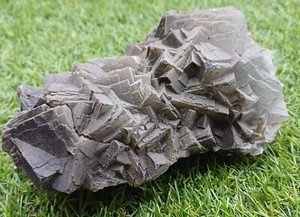 Purple Fluorite Natural Rough Freeform Carved Gemstone Cluster 1199g (A5) - Picture 1 of 4