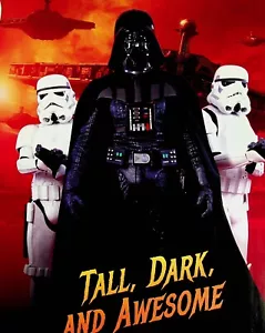 Star Wars Tall Dark & Awesome Death Vader & Storm Trooper Mini Poster 7.5"x10.5" - Picture 1 of 1